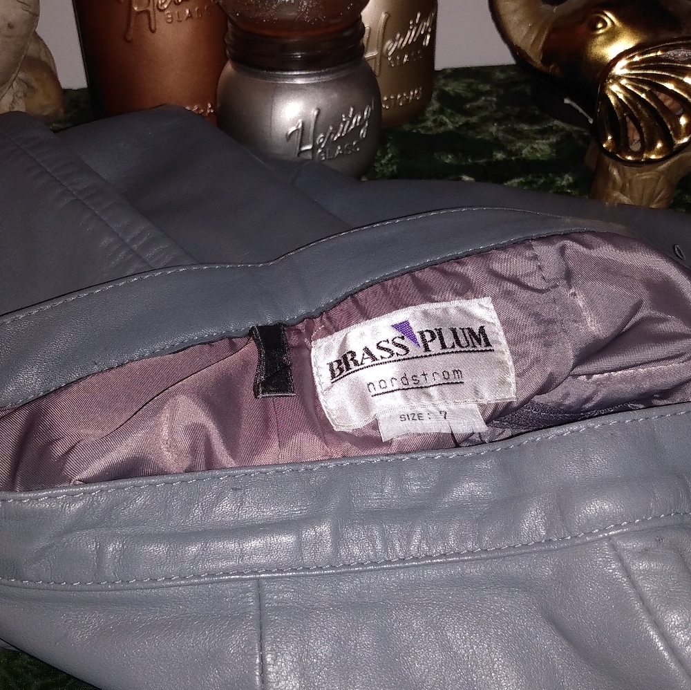 Vintage Nordstrom leather skirt